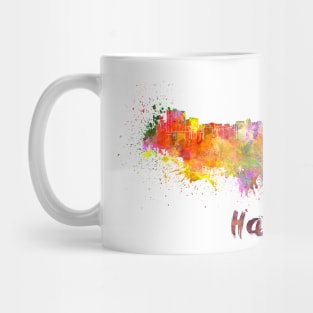 Halifax skyline in watercolor Mug